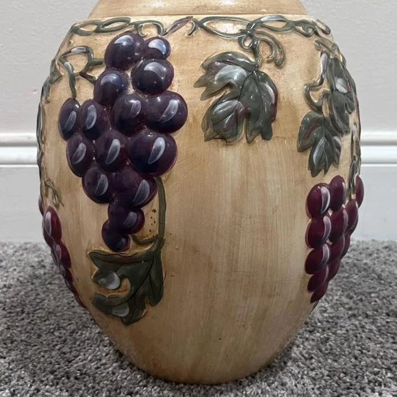 Grape Vine Ceramic Canisters - Picture 3 of 5